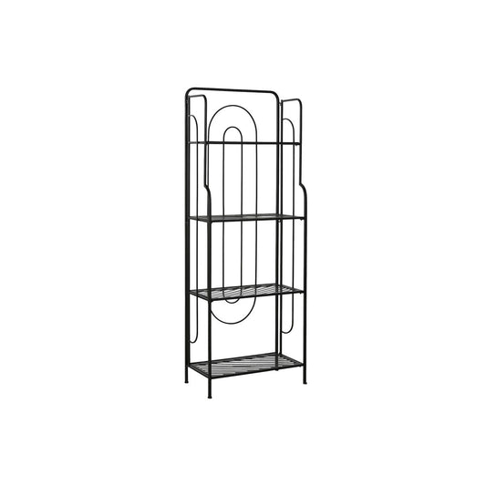 Shelves Home ESPRIT Black Metal 60 x 27 x 160 cm