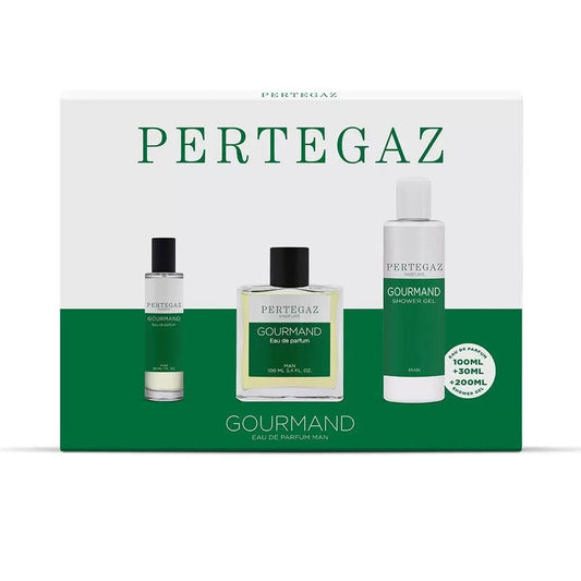 Men's Perfume Set Pertegaz Gourmand EDP 3 Pieces - Cosmetic and Perfume Sets - Pertegaz - Default Title