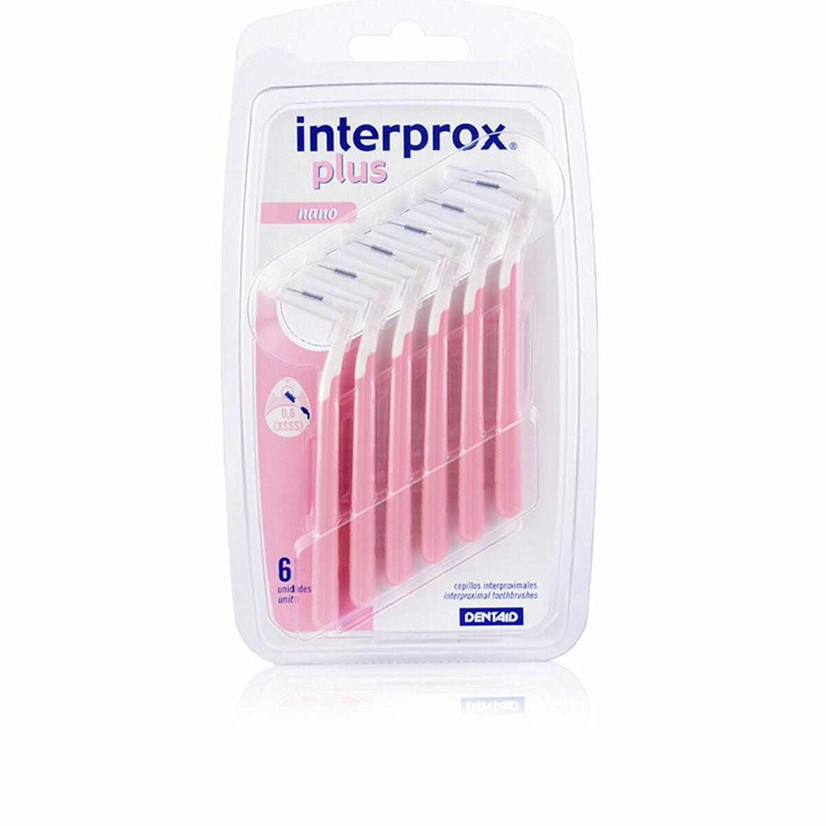 Interdentalbürsten Interprox 0,6 mm Rosa (6 Stück)