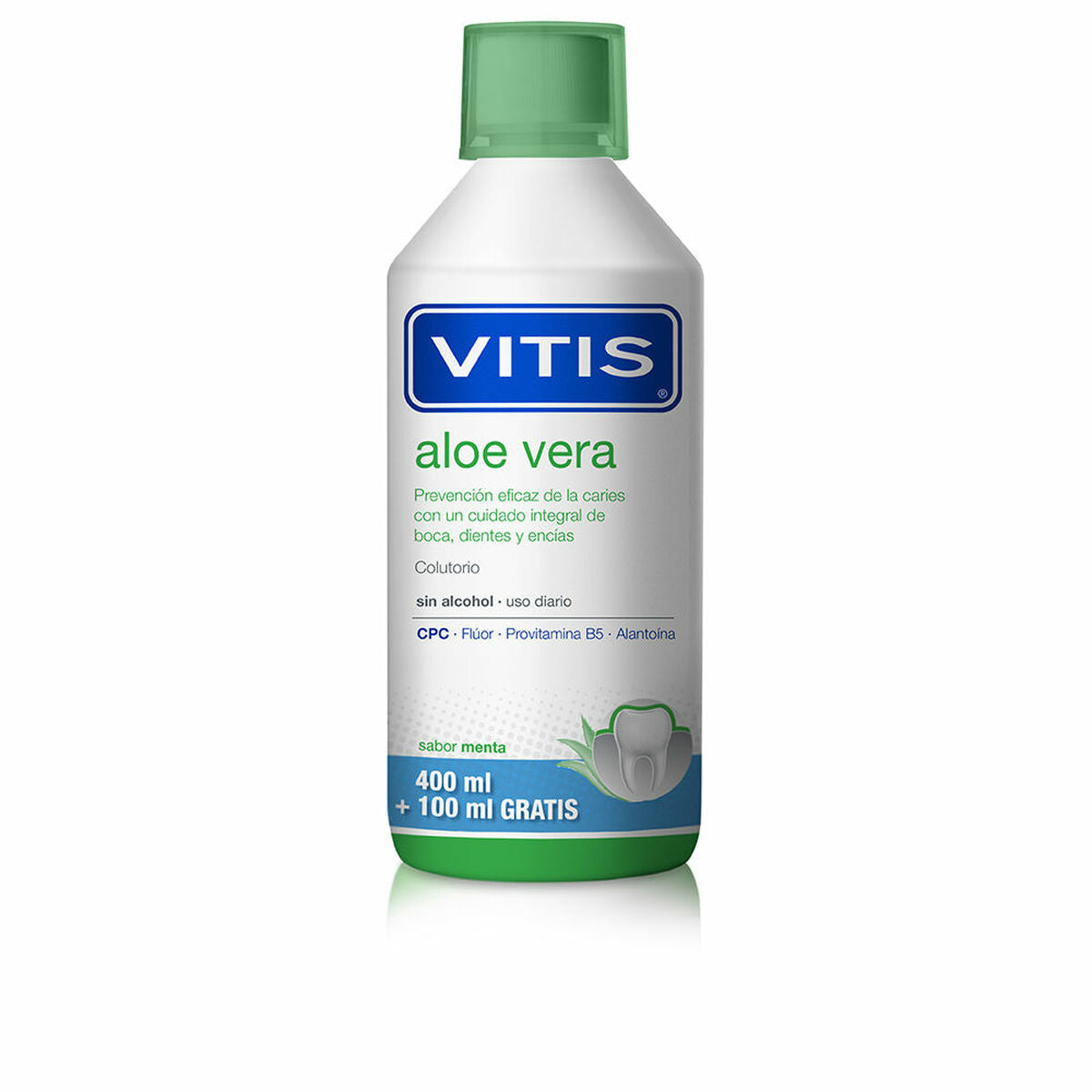 Mundwasser Vitis Mint Aloe Vera 500 ml