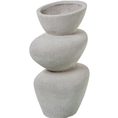 Vase Alexandra House Living White Ceramic 23 x 36 x 14 cm