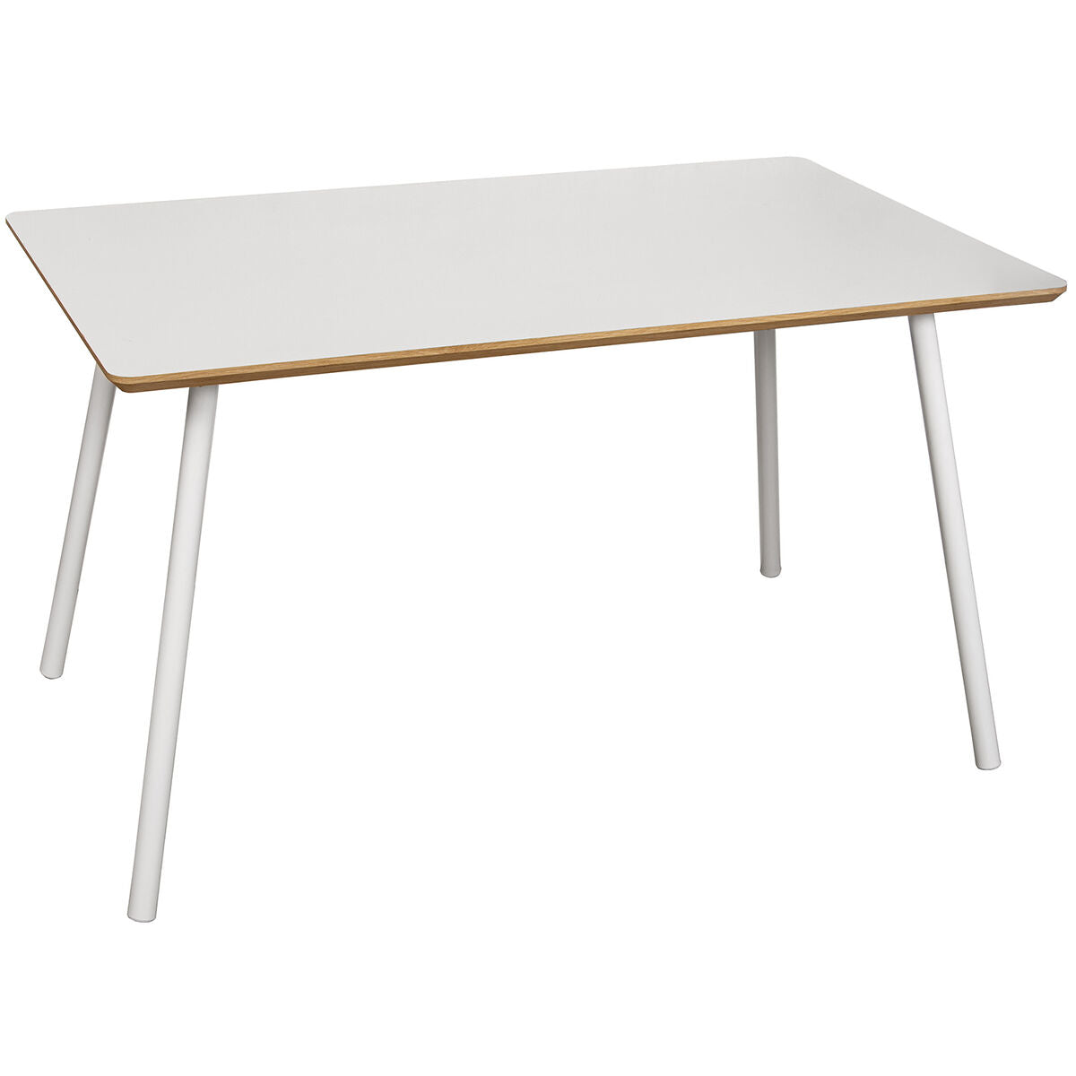 Dining Table Alexandra House Living White Metal 140 x 75 x 80 cm Alexandra House Living