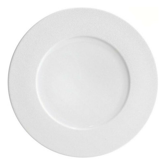 Flat plate Globe Sahara Porcelain White (Ø 32,5 cm) Inde