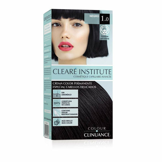 Permanente Creme-Coloration Clearé Institute Colour Clinuance Nr. 1.0-schwarz