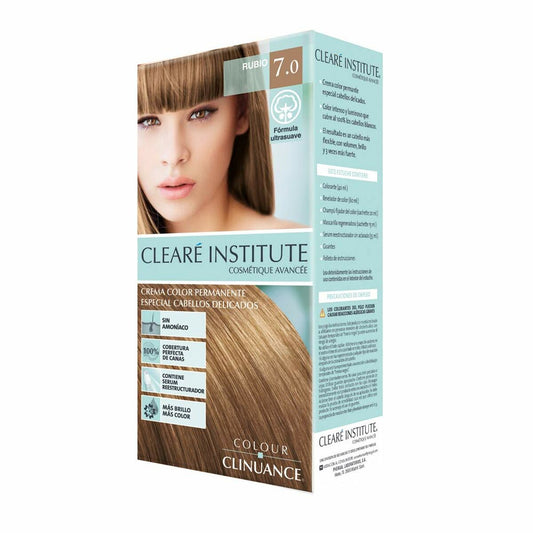 Permanente Creme-Coloration Clearé Institute Colour Clinuance Nr. 7.0-rubio