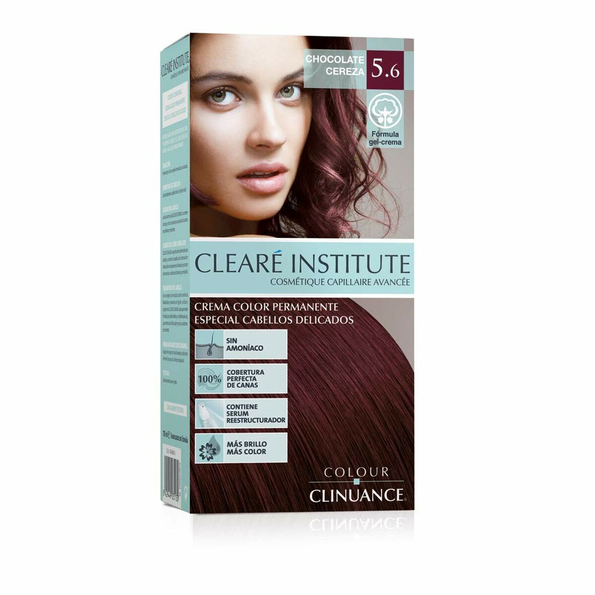 Permanente Farbcreme Clearé Institute Color Clinuance Nr. 5,6-Schokoladenbraun