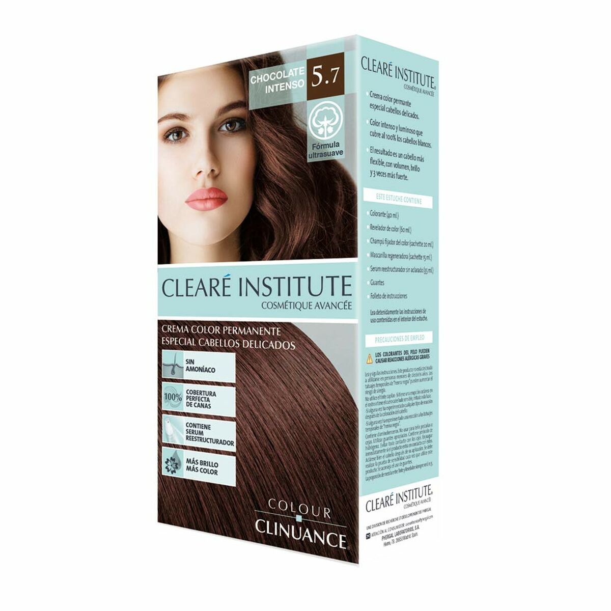 Permanente Farbcreme Clearé Institute Color Clinuance Nr. 5,7-Schokolade intensiv