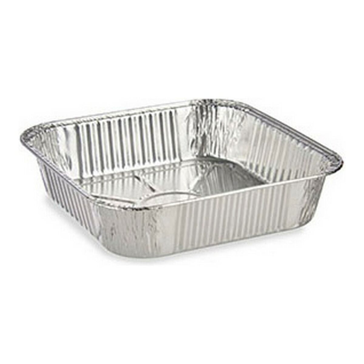 Set of trays Silver Aluminium 20,5 x 6,5 x 20,5 cm