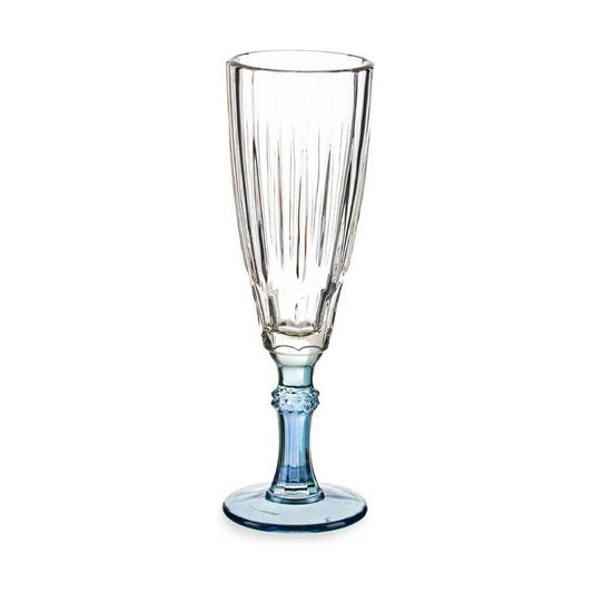 Champagne glass Exotic Crystal Blue 170 ml