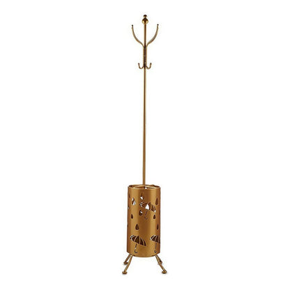 Coat rack Umbrella stand Golden Metal (44 x 185 x 44 cm) Gift Decor