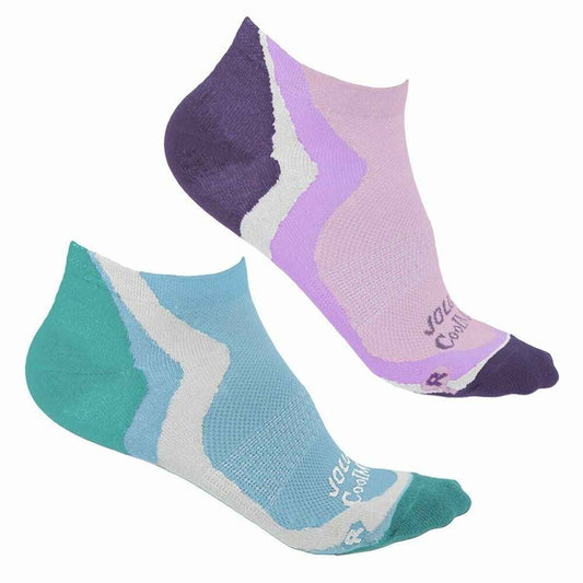 Ankle Sports Socks Joluvi Coolmax Walking Pink (2 pcs) Joluvi