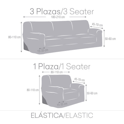 Sofa cover set Eysa ULISES Blue 3 Pieces