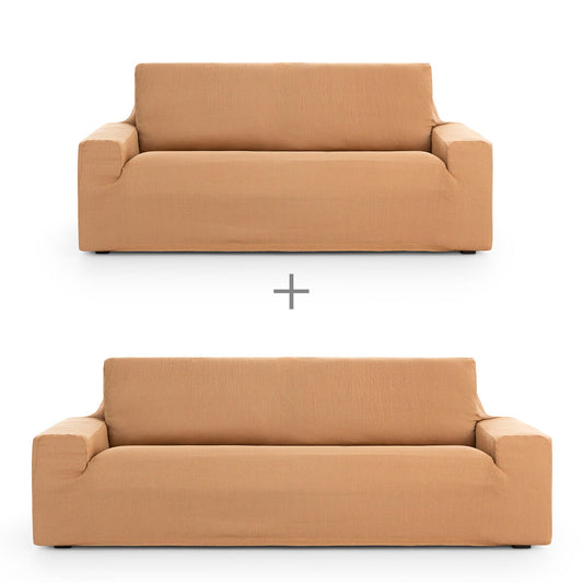 Sofa cover set Eysa ULISES Yellow 2 Pieces