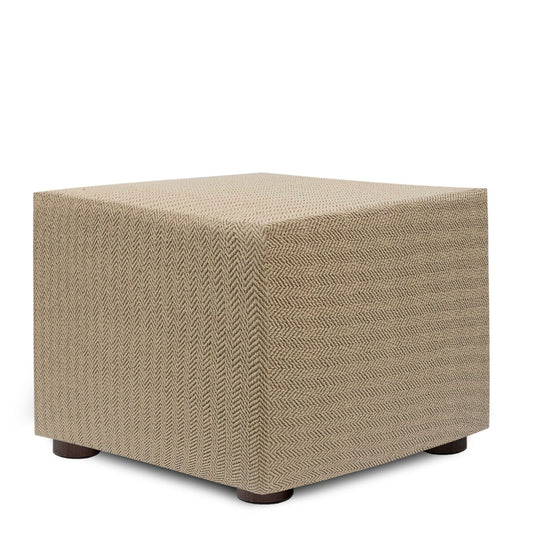 Pouffe cover Eysa JAZ Beige 65 x 65 x 65 cm