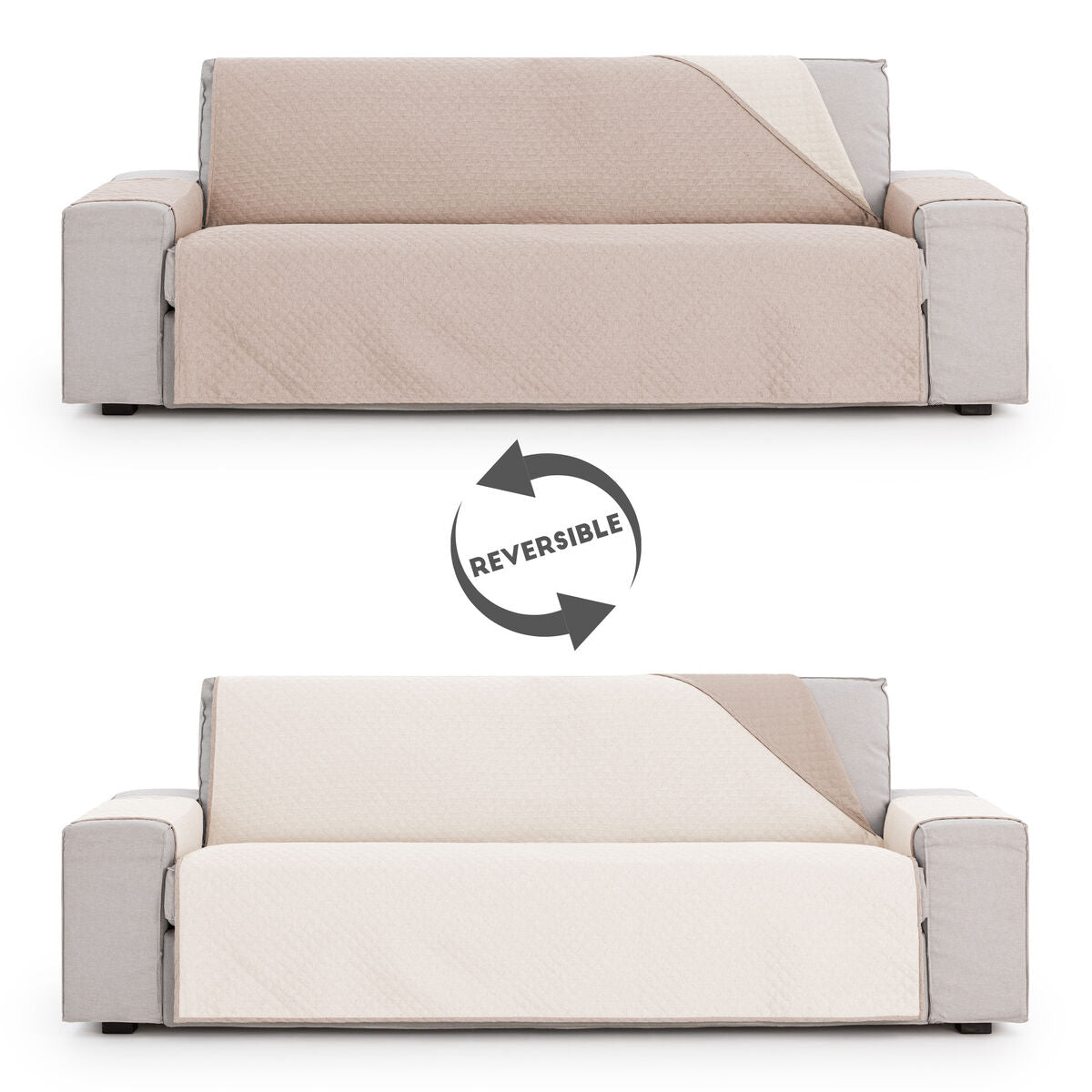 Sofa Cover Eysa SILVER Beige 100 x 110 x 115 cm Eysa