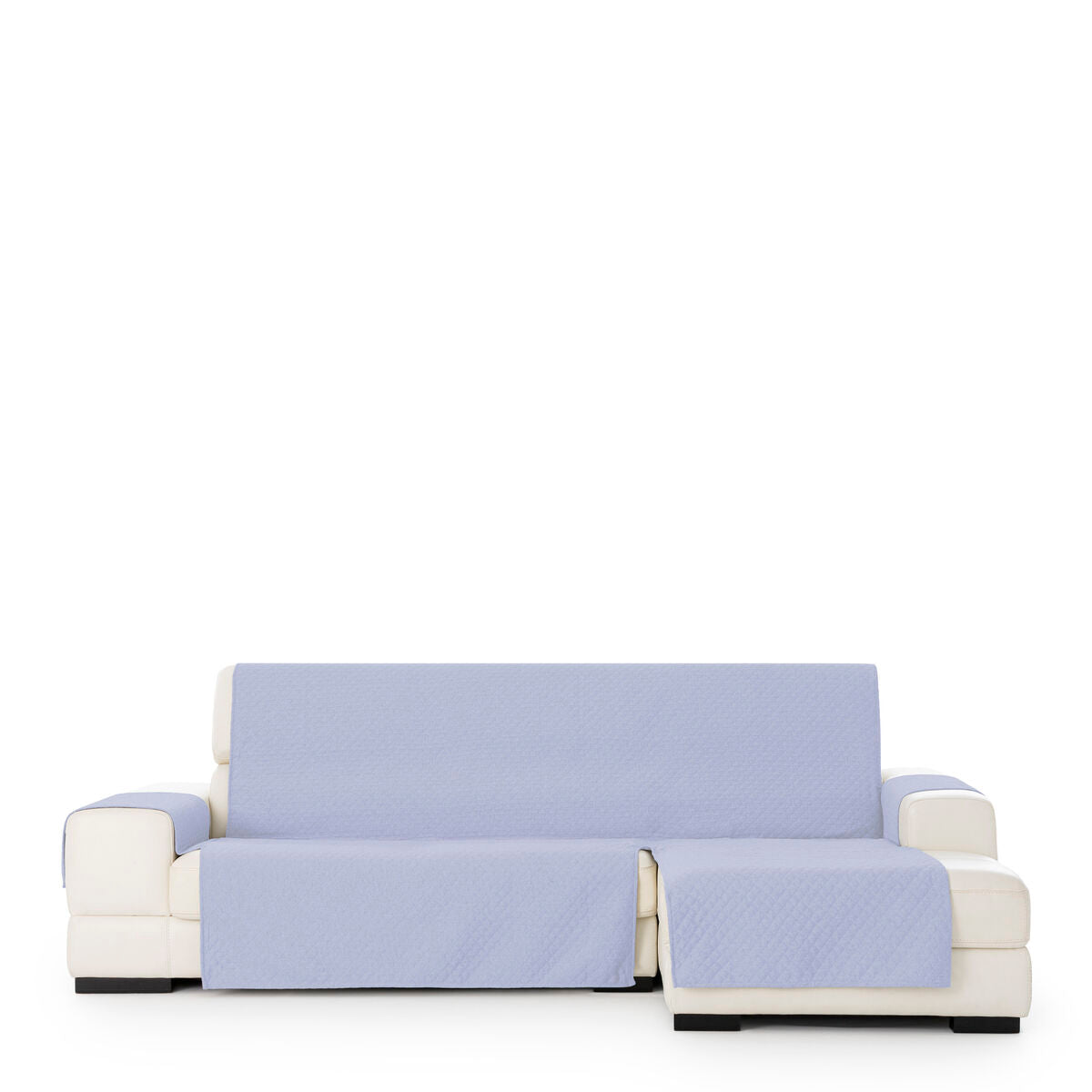 Right short arm chaise longue cover Eysa SILVER Blue 100 x 110 x 240 cm Eysa