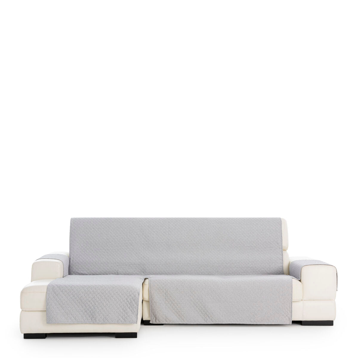 Right short arm chaise longue cover Eysa SILVER Light grey 100 x 110 x 240 cm Eysa