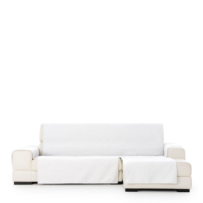 Right short arm chaise longue cover Eysa SILVER White 100 x 110 x 290 cm Eysa