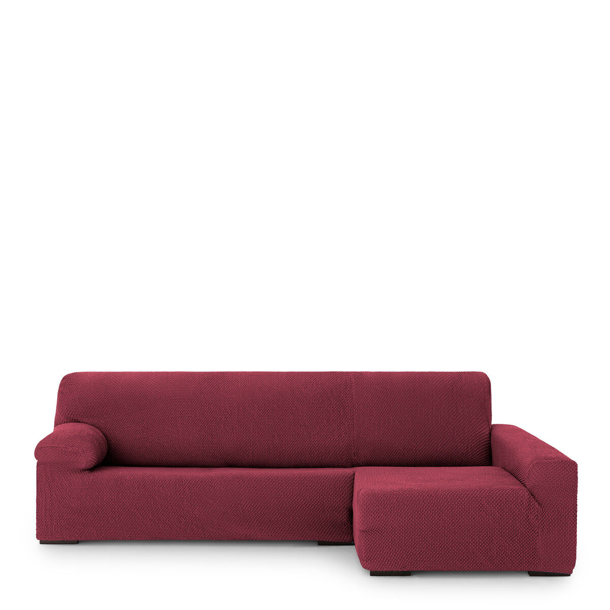 Right long arm chaise longue cover Eysa THOR Burgundy 170 x 110 x 310 cm Eysa