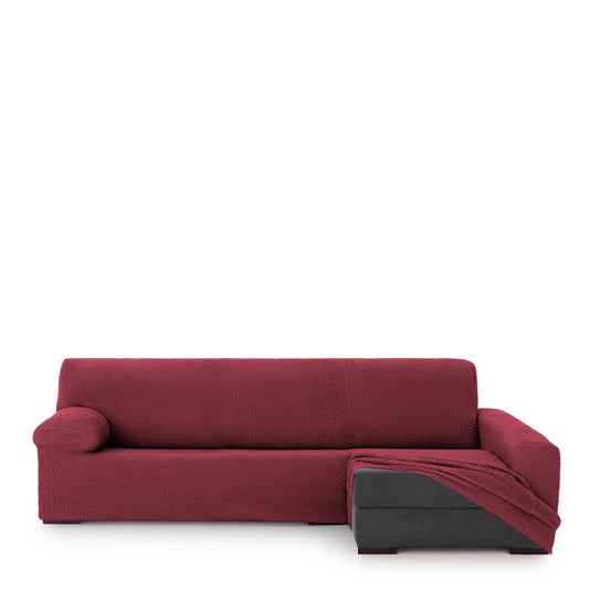 Right long arm chaise longue cover Eysa THOR Burgundy 170 x 110 x 310 cm Eysa