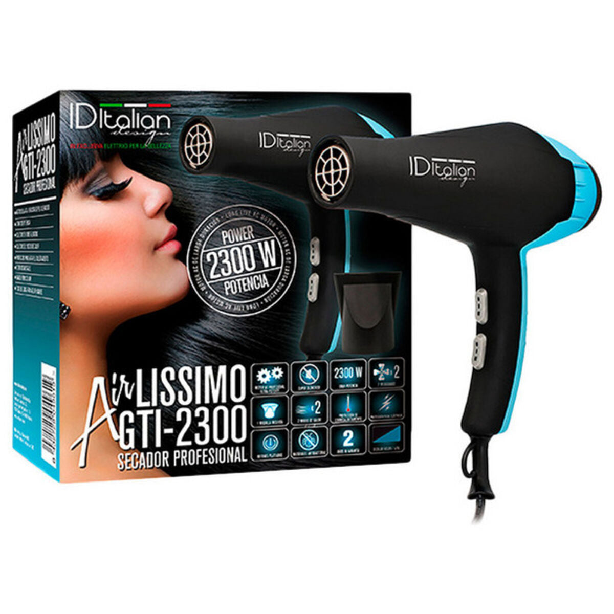 Hairdryer Airlissimo GTI 2300 Id Italian (1 Unit) Id Italian