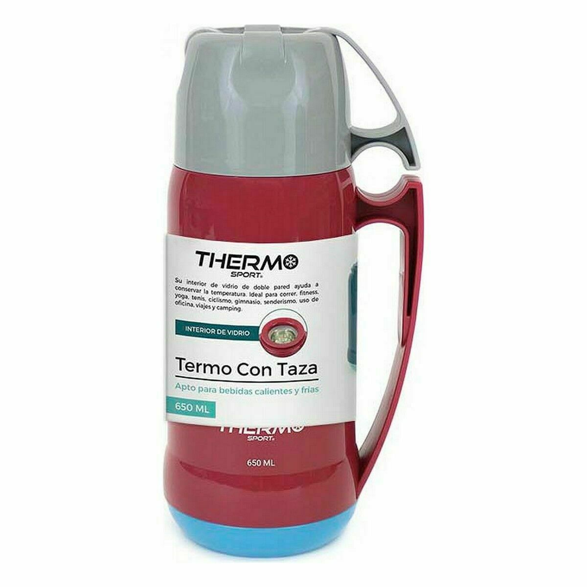 Travel thermos flask ThermoSport Multicolour 12 Units ThermoSport