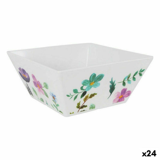 Snack Bowl La Mediterránea Sakura Melamin Shine 18 x 18 x 8 cm (24 Units) La Mediterránea