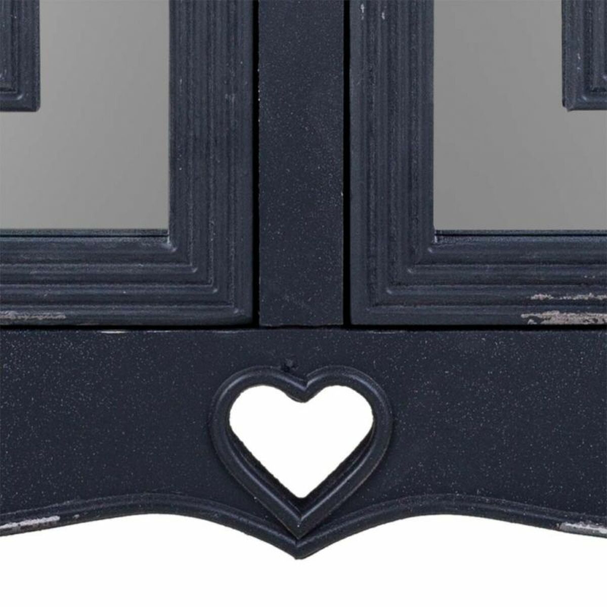 Hall Alexandra House Living Black Glass Fir wood MDF Wood 36 x 56 x 83 cm