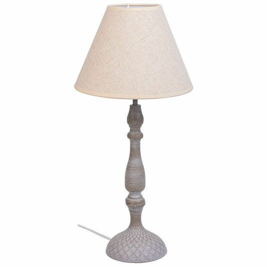 Desk lamp Alexandra House Living White Grey Metal Cloth 220-240 V 23 x 51 x 23 cm Alexandra House Living