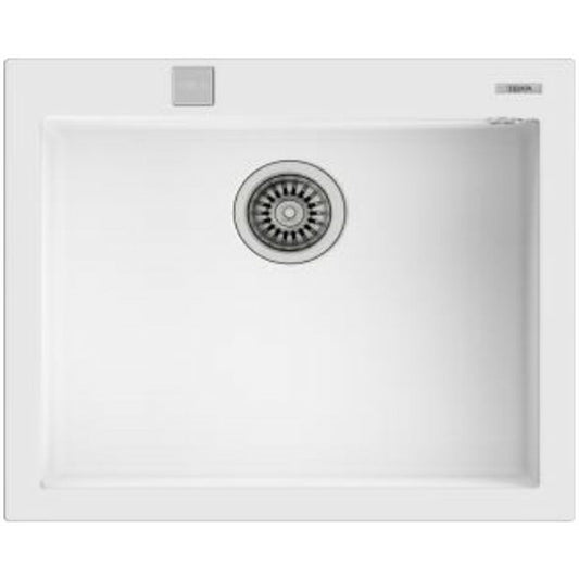 Sink with One Basin Teka Forsquare 50.40 TG White