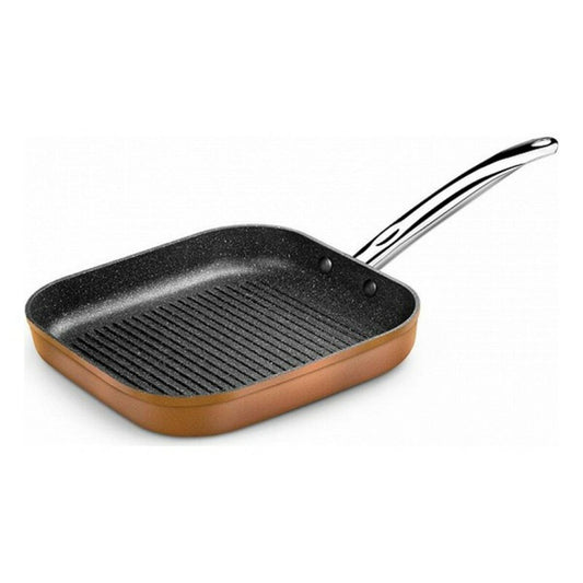 Grillpfanne mit Streifen Monix M740030 Grill 28 cm Gehärtetes Aluminium (4 Stück) (4 Einheiten)