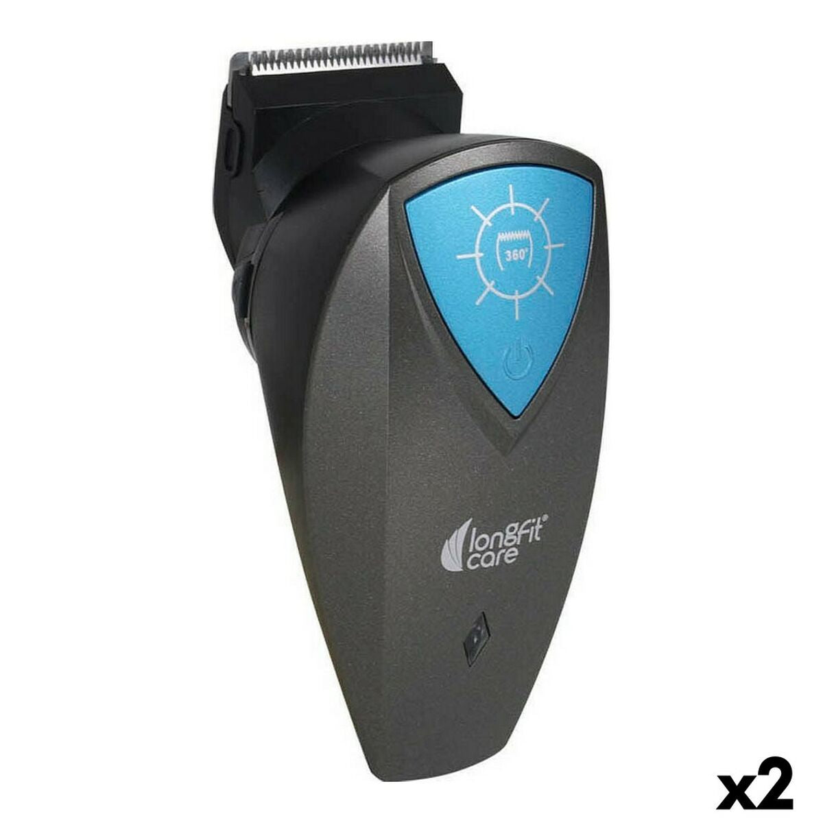 Hair Clippers LongFit Care 360° rotating head (2 Units) LongFit Care