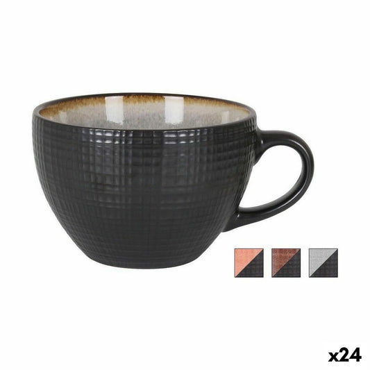 Cup La Mediterránea Sauvage 425 ml Ceramic (24 Units) La Mediterránea