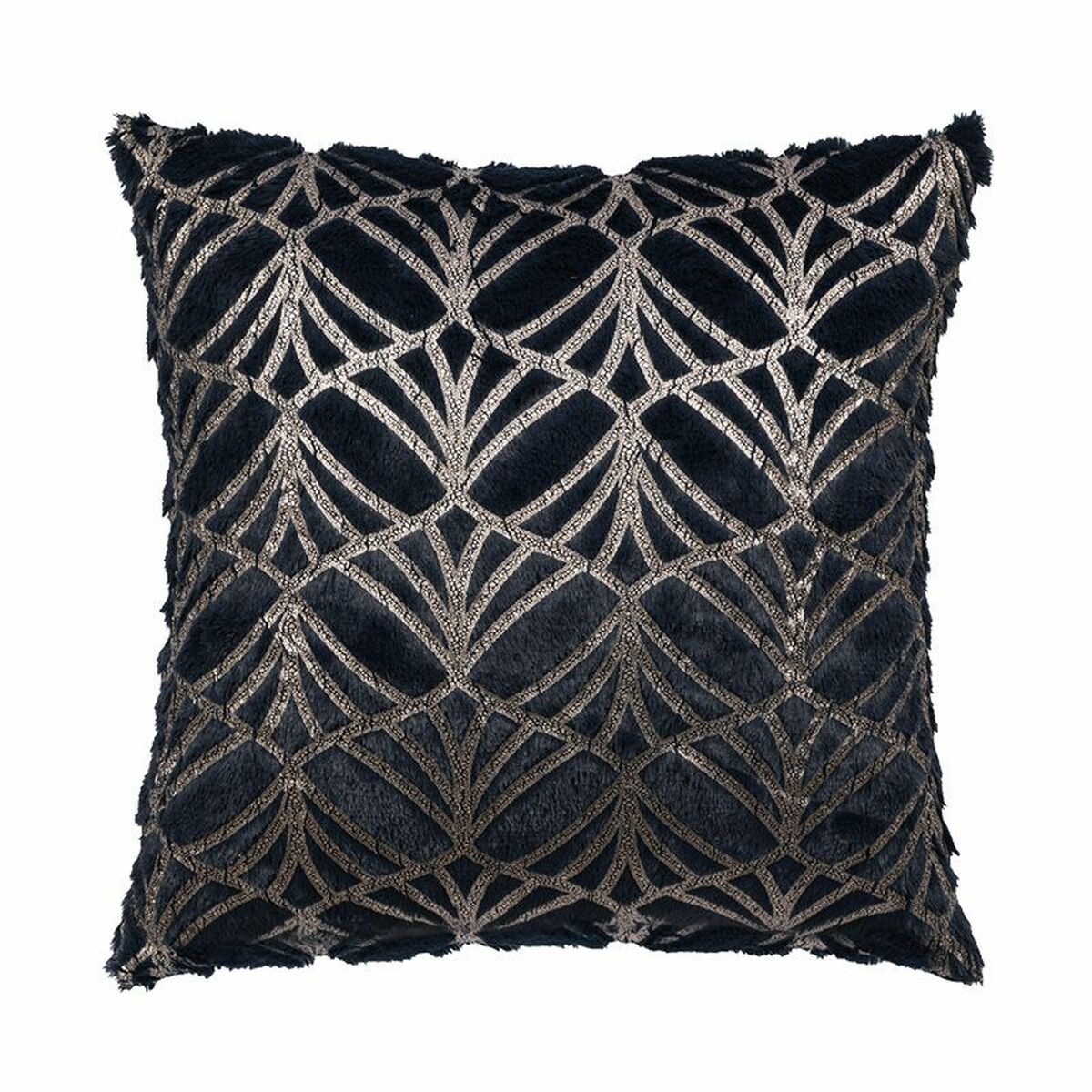 Cushion Romimex Black Golden 5 x 45 x 45 cm Romimex