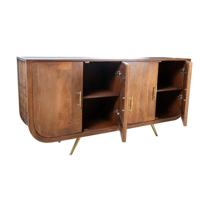 Sideboard Romimex Brown Mango wood 41 x 75 x 151 cm Romimex