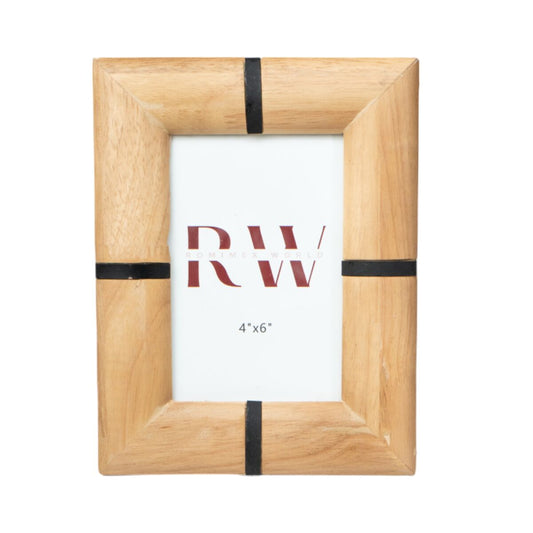 Photo frame Romimex Natural MDF Wood 10 x 15 x 3 cm Romimex