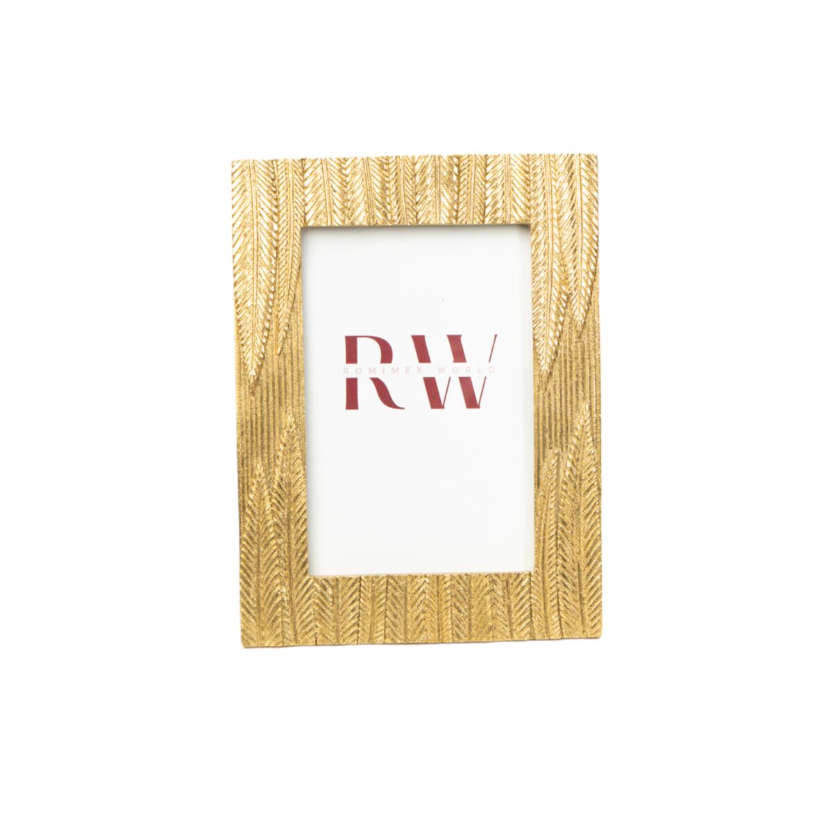 Photo frame Romimex Golden Resin 10 x 15 x 2 cm Romimex