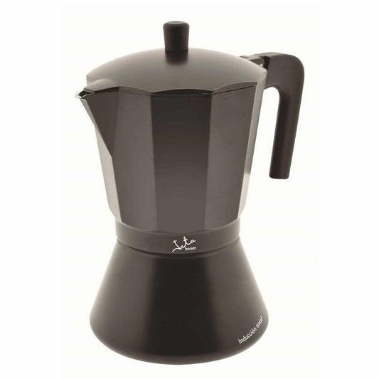 Italian Coffee Pot JATA CFI12 Black Aluminium 12 Cups