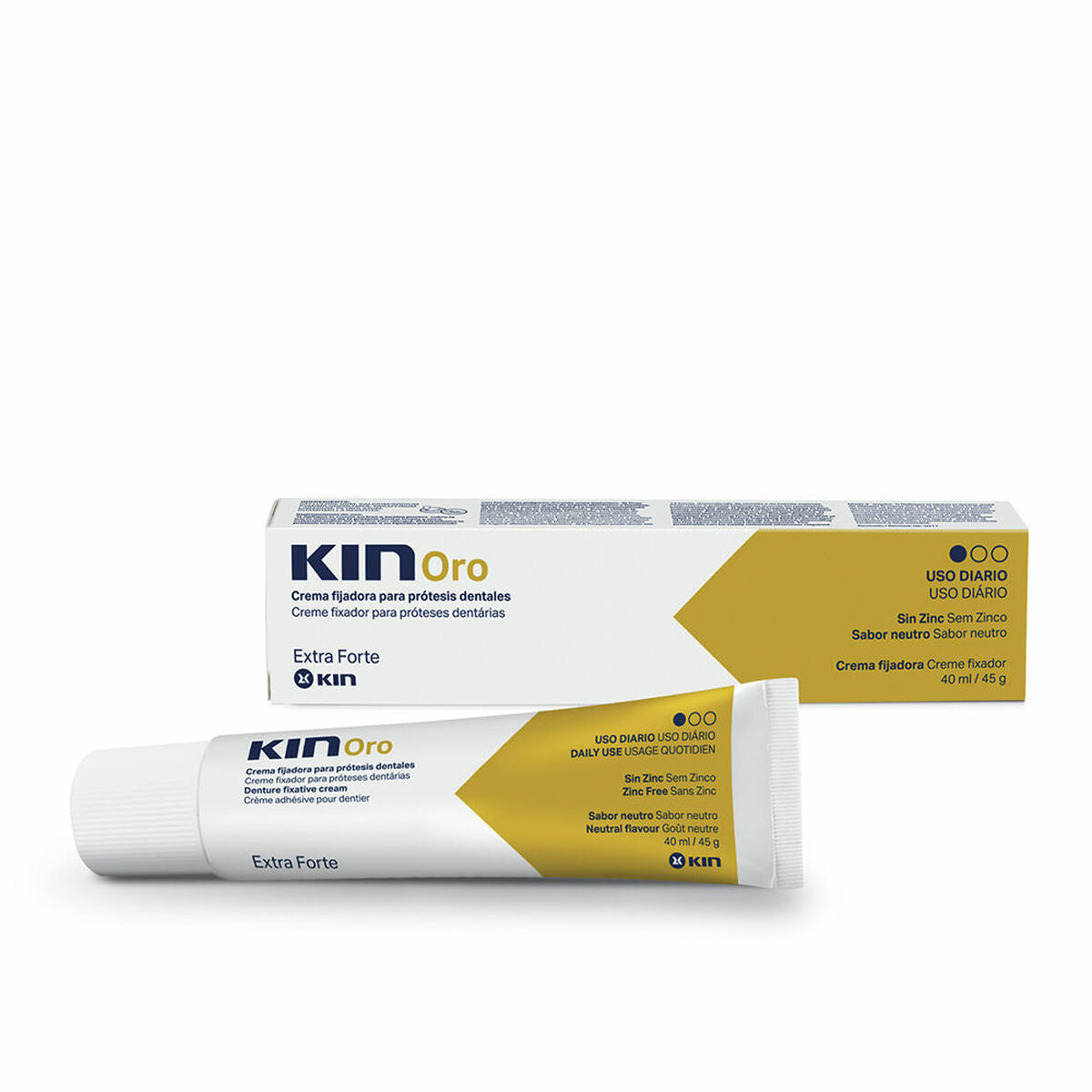 Zahnprothesen-Fixiercreme Kin Kin Oro 40 ml Extra stark