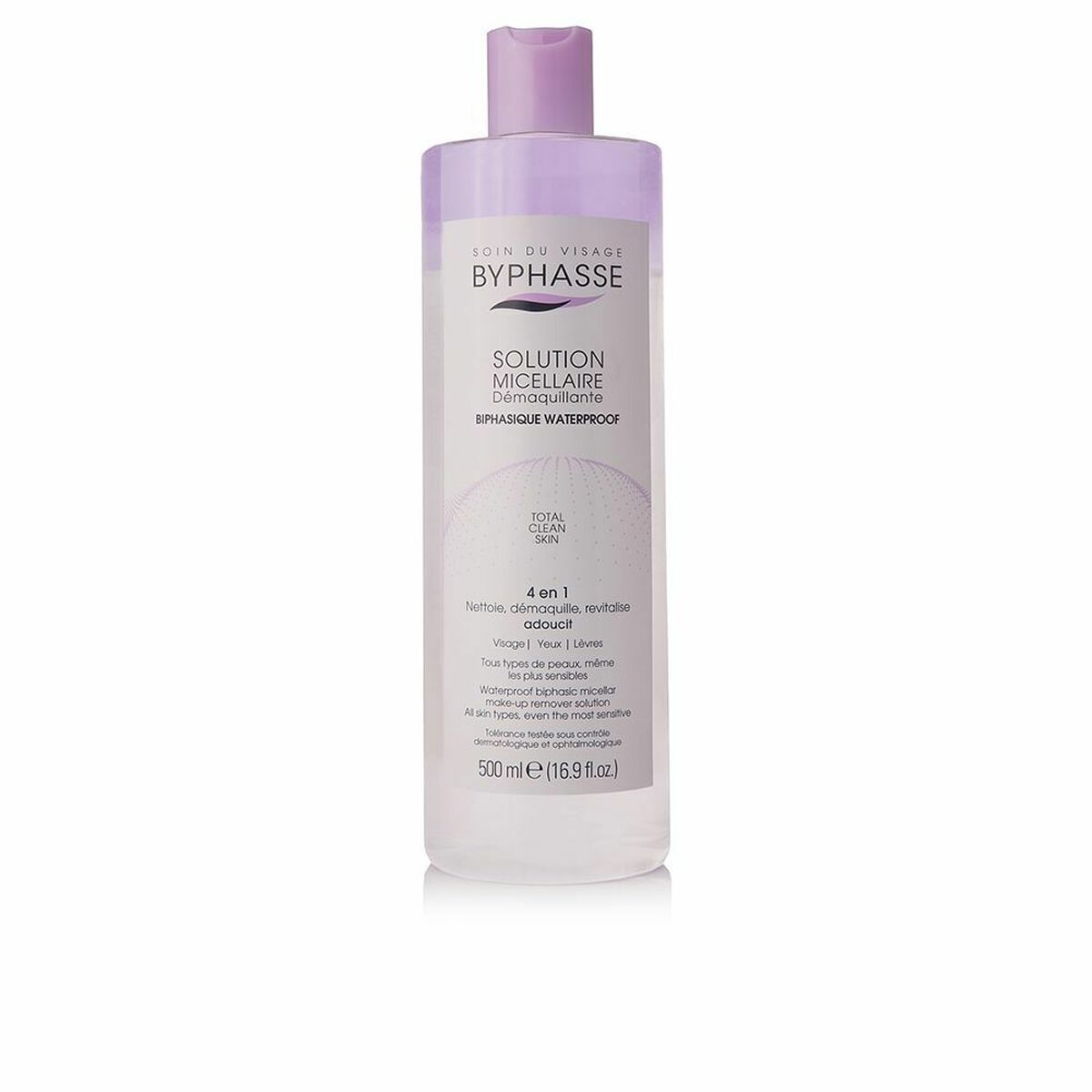 Biphasischer Make-up-Entferner für das Gesicht Byphasse Solución Micelar Micellar 500 ml