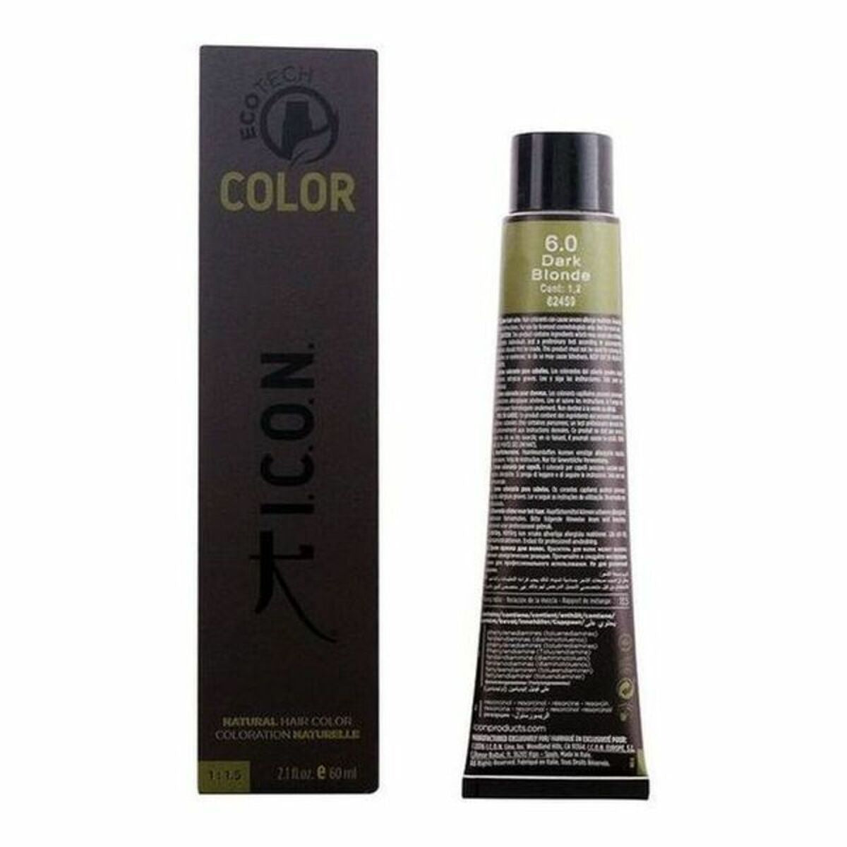 Permanenter Farbstoff Ecotech Color Icon Ecotech Color (60 ml) Nr. 9,0-Rubio Muy Claro Nr. 8,0-Rubio Claro 60 ml