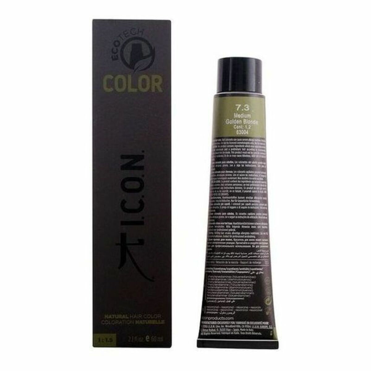 Permanenter Farbstoff Ecotech Color Icon Ecotech Color Nr. 9,0-Rubio Muy Claro Nr. 8,0-Rubio Claro 60 ml