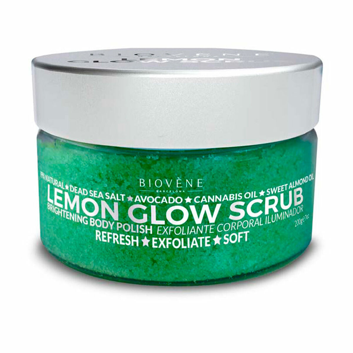 Körpercreme Biovène Lemon Glow Scrub 200 g