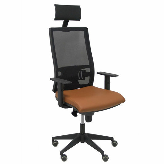 Office Chair with Headrest Horna P&C Brown P&C