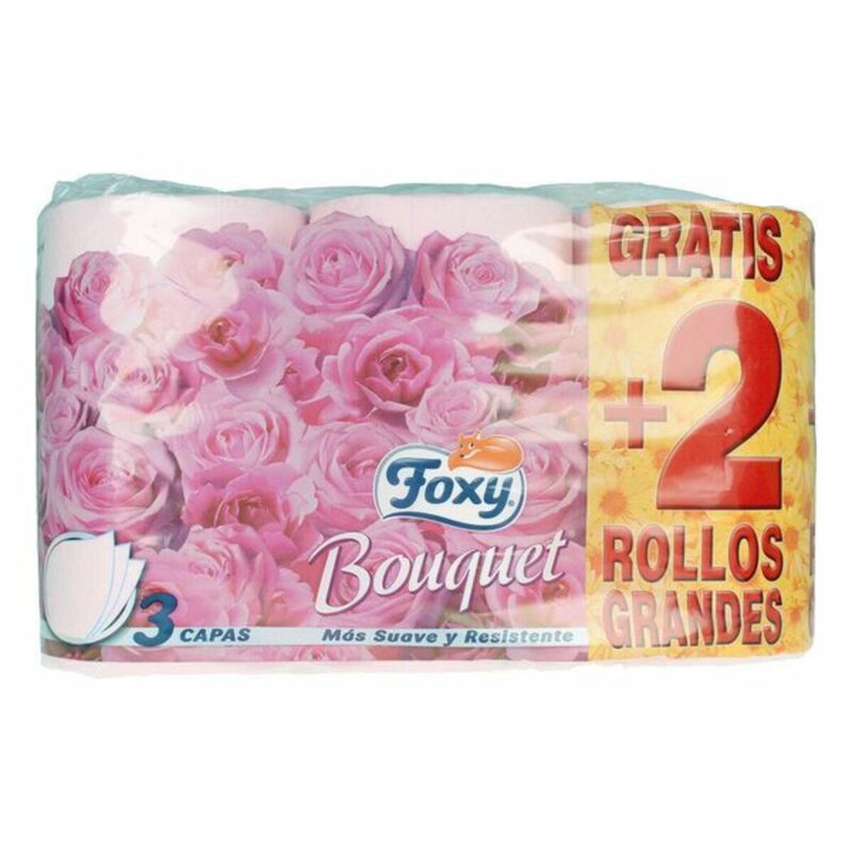 Toilettenpapier Foxy Bouquet 3 Lagen (6 uds)