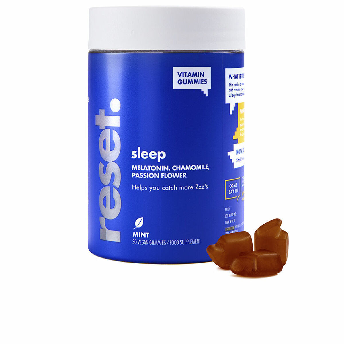 Nahrungsergänzungsmittel Reset Sleep Gums 30 Einheiten