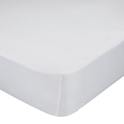 Fitted bottom sheet HappyFriday White 90 x 200 x 32 cm