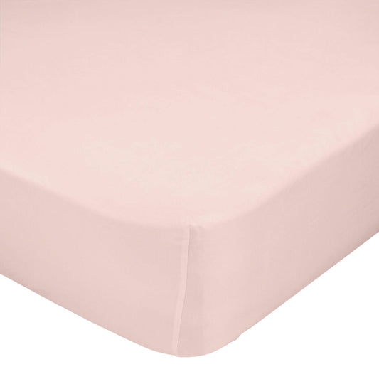 Fitted sheet HappyFriday BASIC Light Pink 180 x 200 x 32 cm HappyFriday