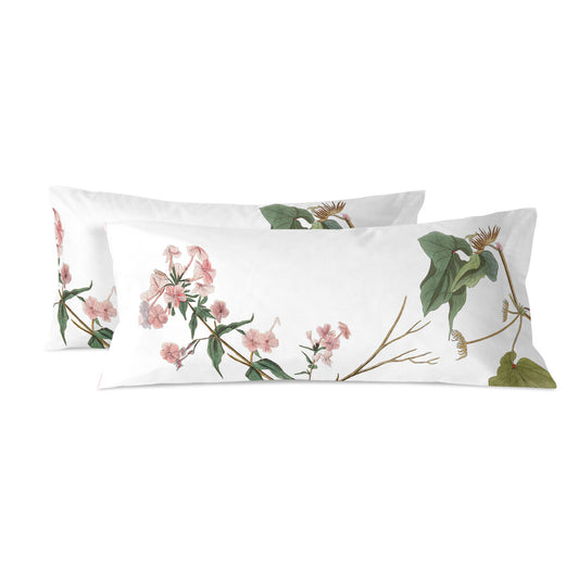 Pillowcase HappyFriday Blooming Multicolour 45 x 110 cm (2 Units) HappyFriday