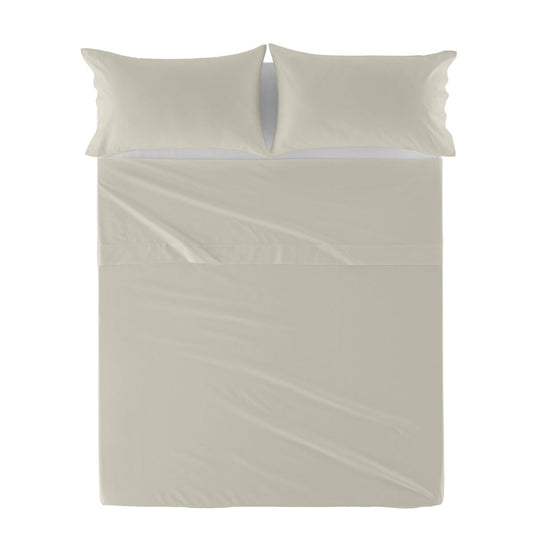 Top sheet HappyFriday Basic Beige 210 x 270 cm HappyFriday